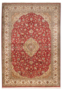Alfombra de seda - Seda de Cachemira - 245 x 170 cm - rojo