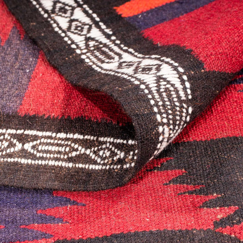 Alfombra de pasillo Alfombra Kelim - Antigua - 280 x 145 cm - multicolor