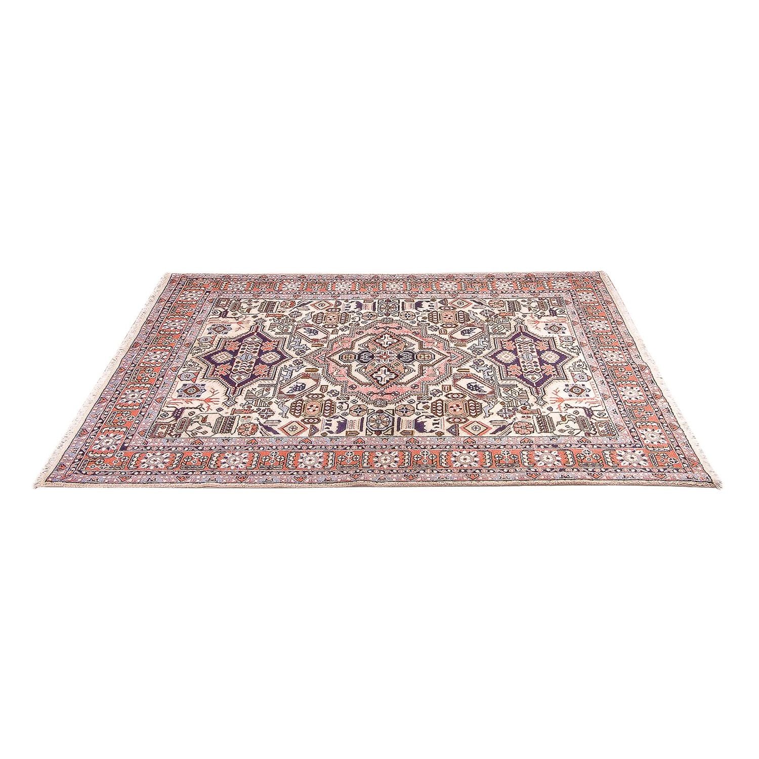 Alfombra persa - Nómada - 200 x 137 cm - rosa