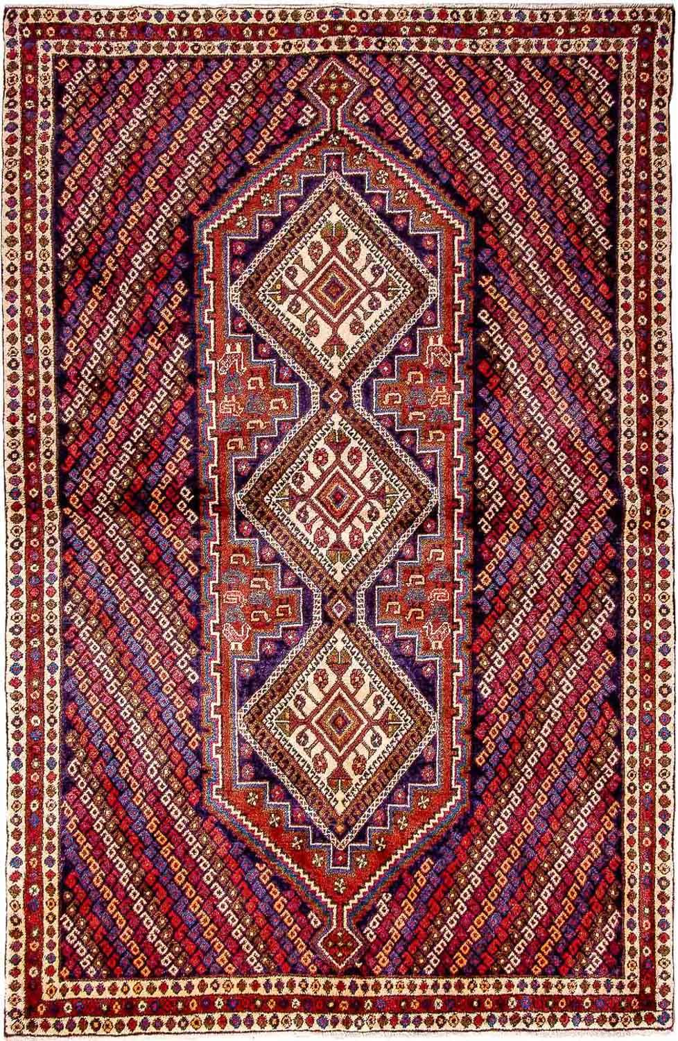 Alfombra persa - Nómada - 192 x 128 cm - multicolor
