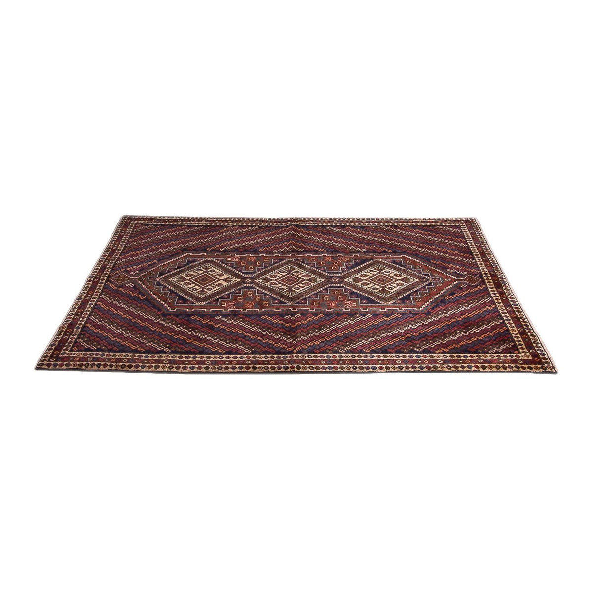 Alfombra persa - Nómada - 192 x 128 cm - multicolor