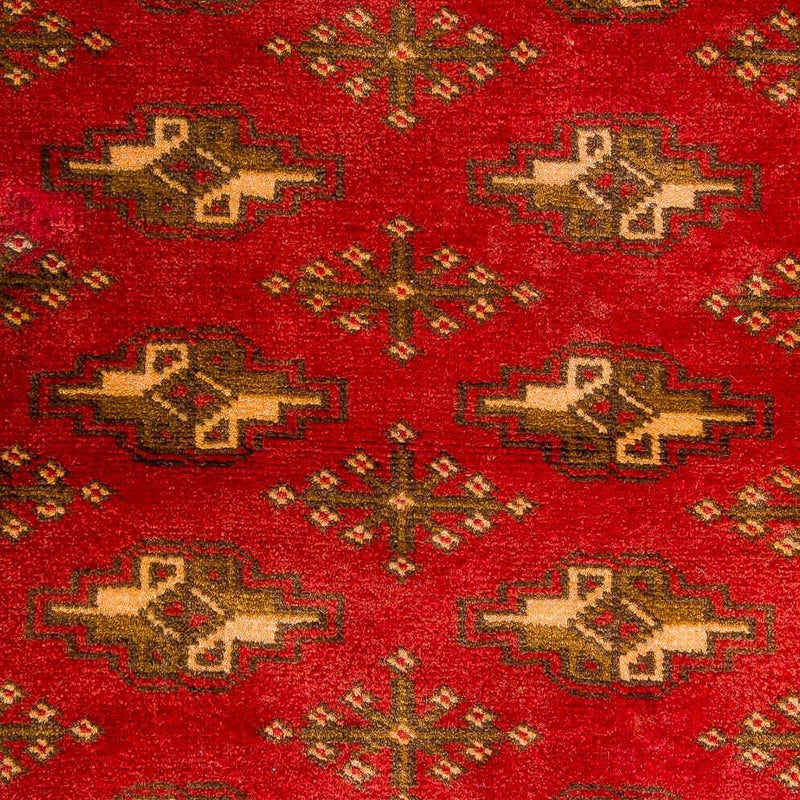 Alfombra Turkaman - 123 x 95 cm - rojo