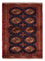 Alfombra Turkaman - 134 x 99 cm - azul oscuro
