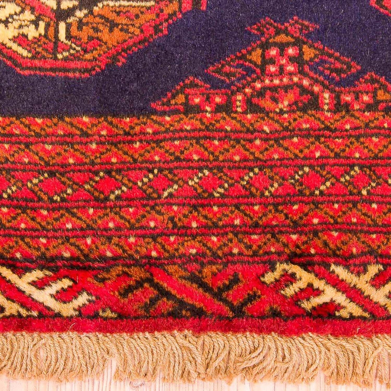 Alfombra Turkaman - 135 x 103 cm - azul oscuro