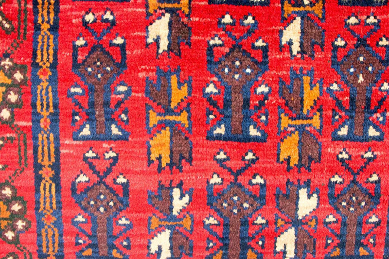 Alfombra Belutsch - 130 x 74 cm - rojo