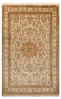 Alfombra de seda - Seda de Cachemira - 295 x 173 cm - beige
