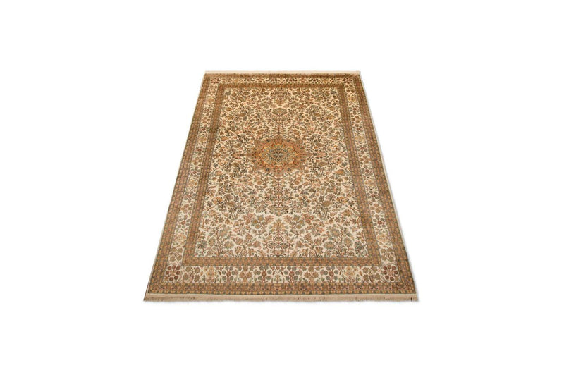 Alfombra de seda - Seda de Cachemira - 295 x 173 cm - beige