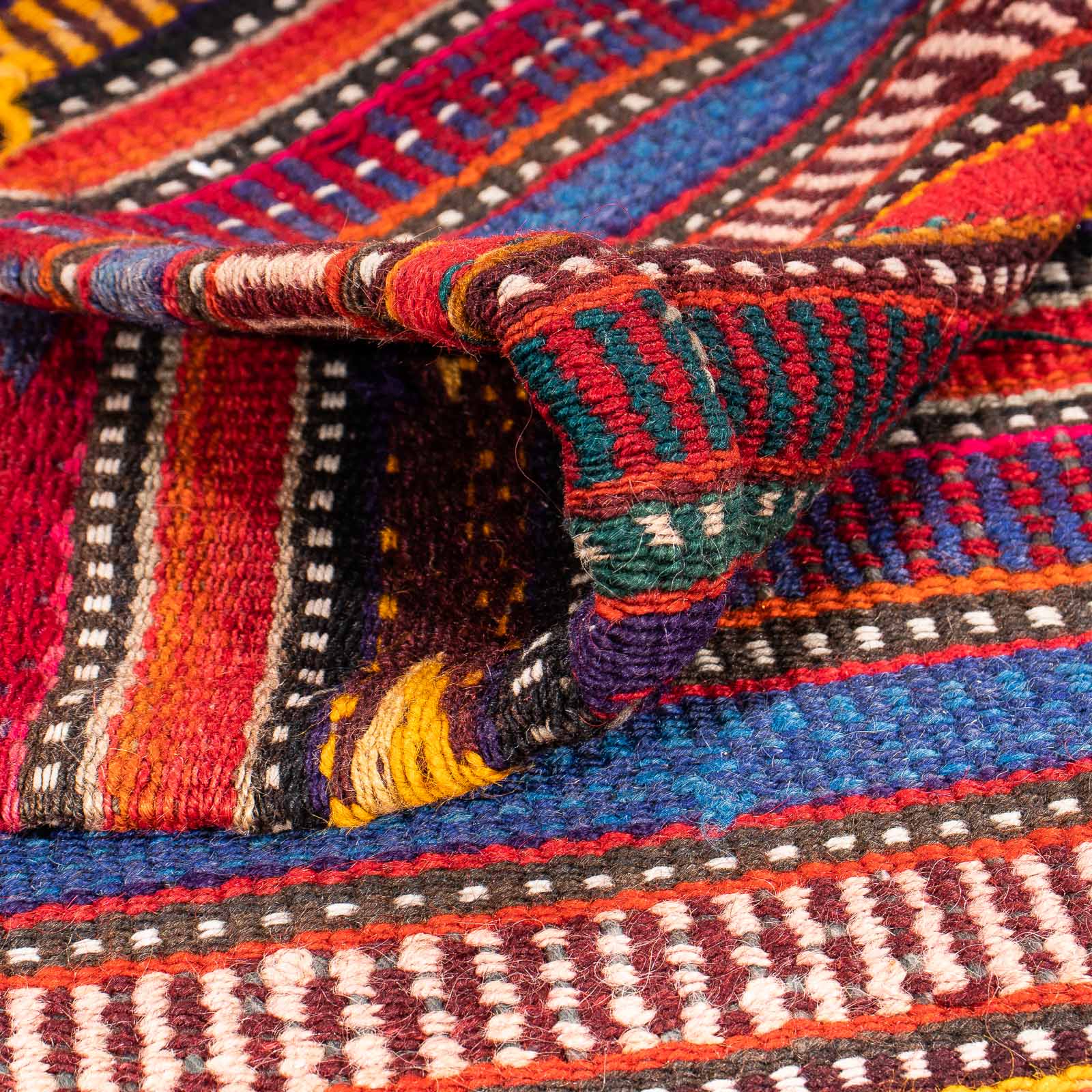 Alfombra Kelim - Antigua cuadrado  - 185 x 180 cm - multicolor