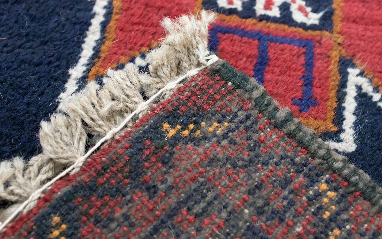 Alfombra Belutsch - 122 x 77 cm - rojo
