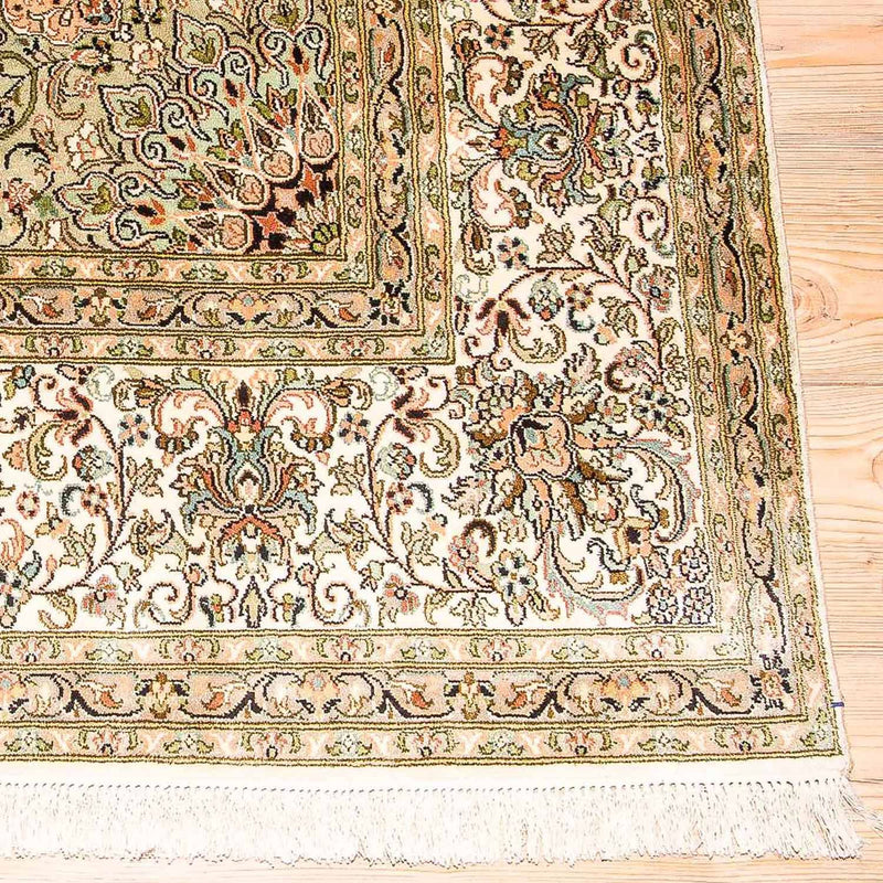 Alfombra de seda - Seda de Cachemira - 314 x 213 cm - beige