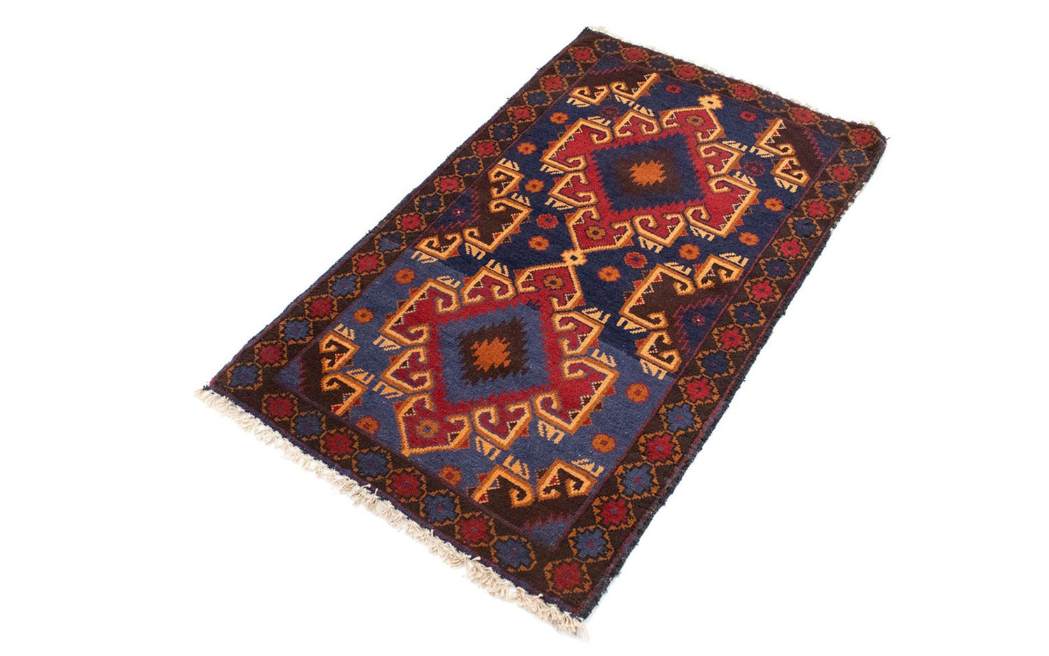 Alfombra Belutsch - 130 x 74 cm - azul