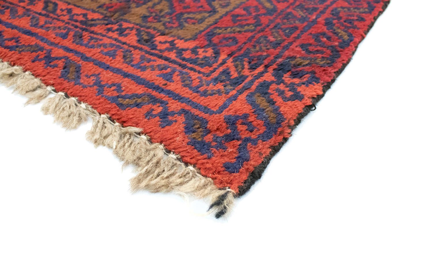 Alfombra Belutsch - 126 x 74 cm - rojo