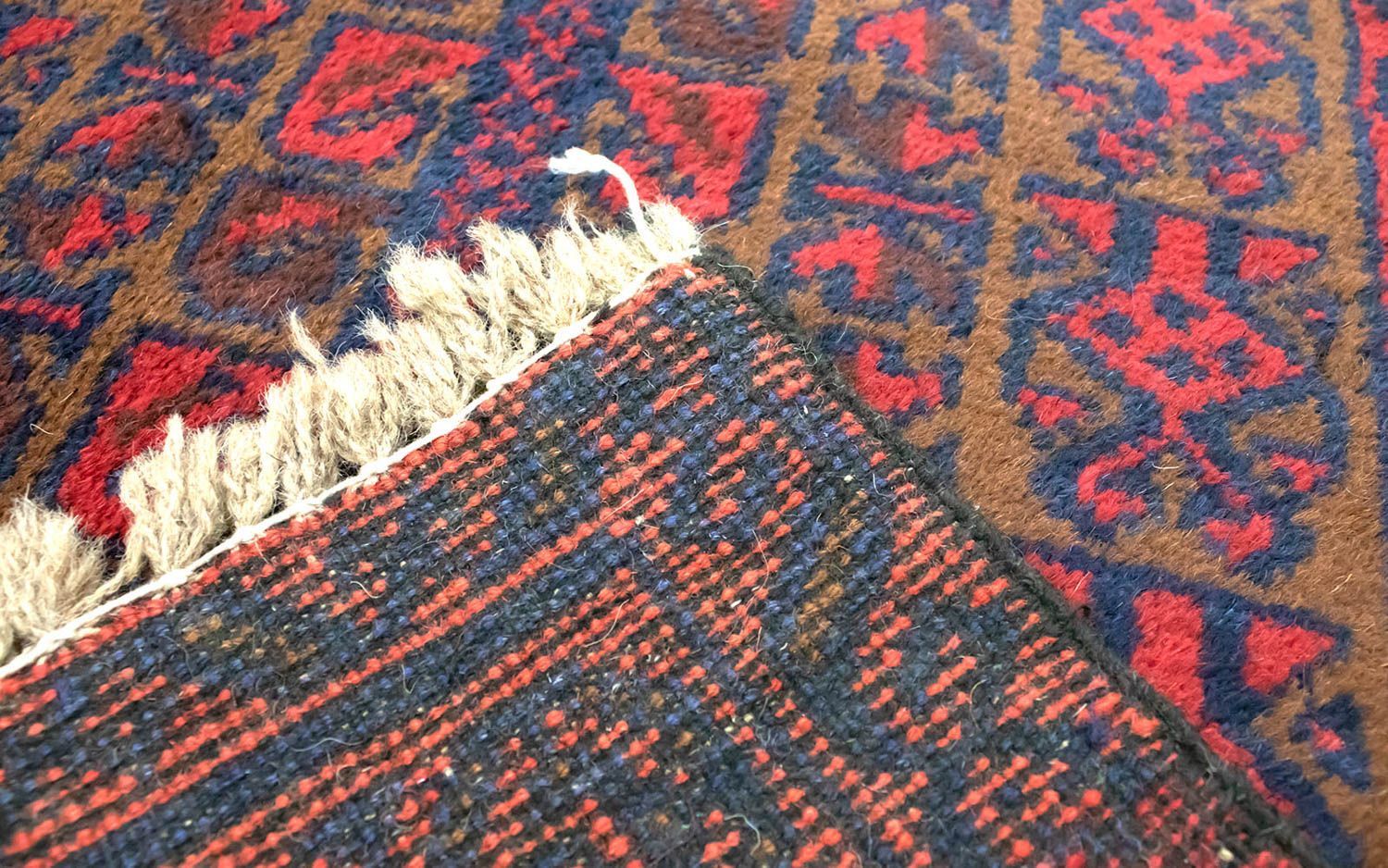 Alfombra Belutsch - 126 x 74 cm - rojo