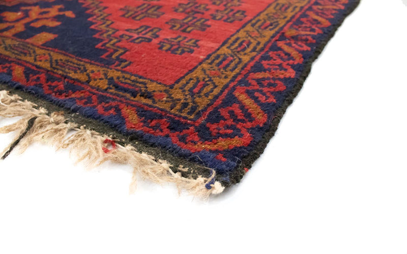 Alfombra Belutsch - 129 x 74 cm - rojo