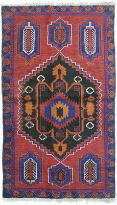 Alfombra Belutsch - 135 x 81 cm - azul