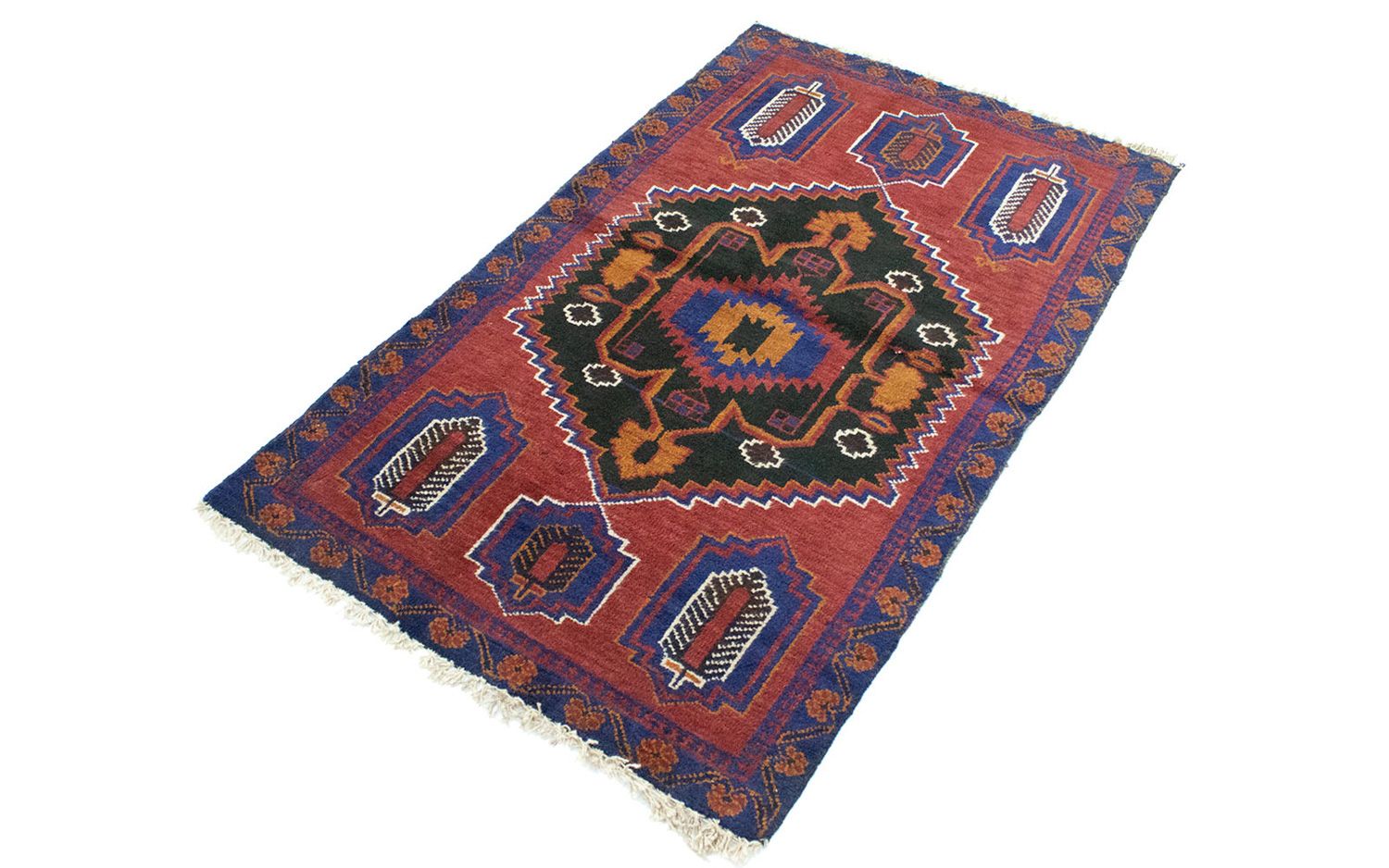 Alfombra Belutsch - 135 x 81 cm - azul
