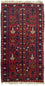 Alfombra Belutsch - 130 x 74 cm - rojo