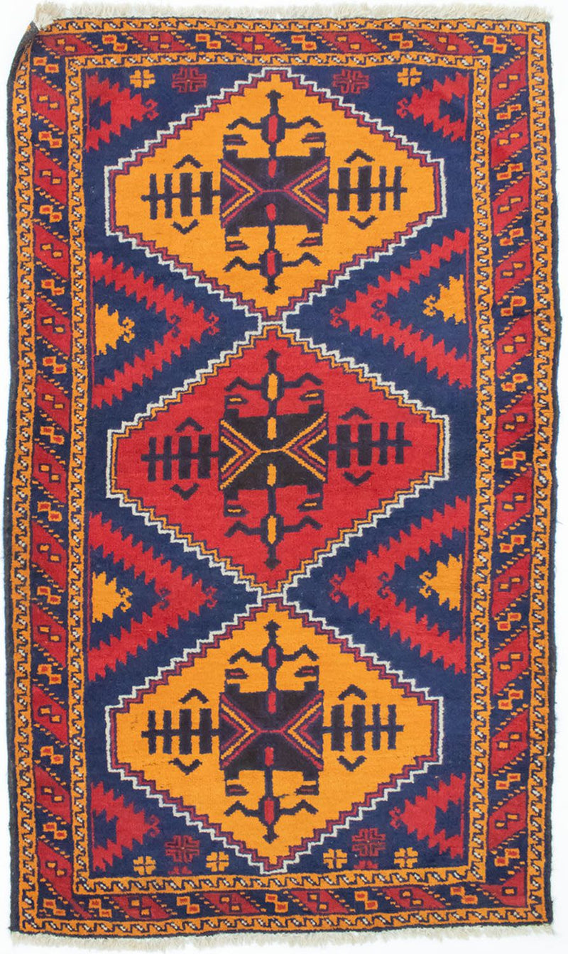 Alfombra Belutsch - 138 x 85 cm - azul