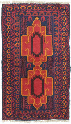 Alfombra Belutsch - 138 x 78 cm - azul