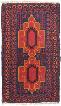 Alfombra Belutsch - 138 x 78 cm - azul