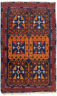 Alfombra Belutsch - 120 x 73 cm - azul