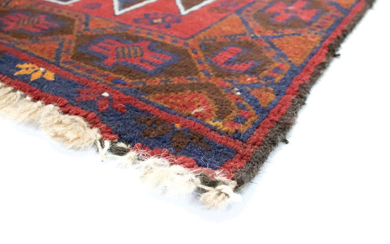Alfombra Belutsch - 133 x 79 cm - rojo