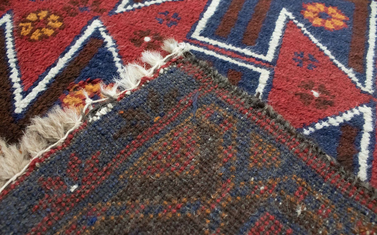 Alfombra Belutsch - 133 x 79 cm - rojo
