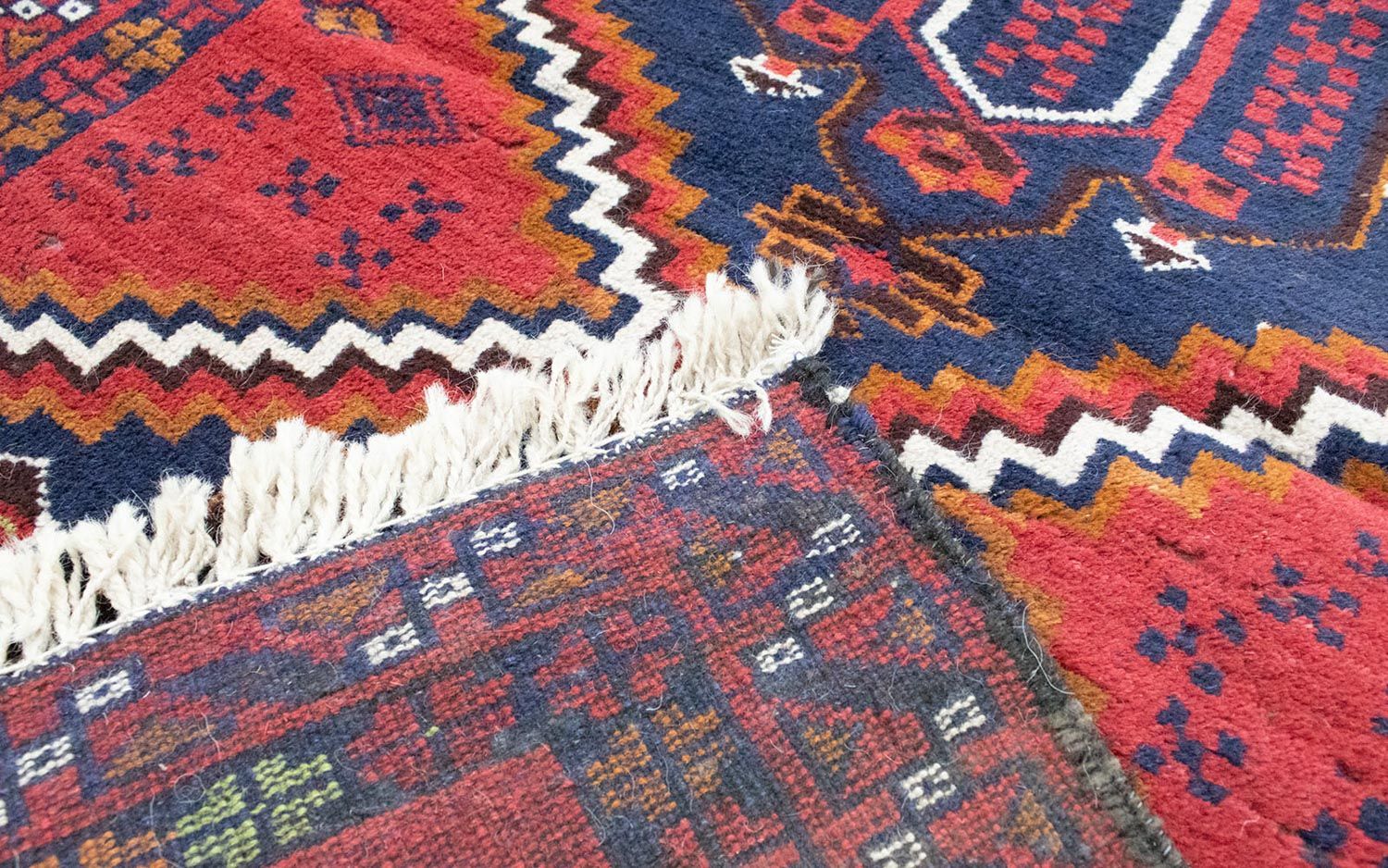 Alfombra Belutsch - 129 x 78 cm - rojo