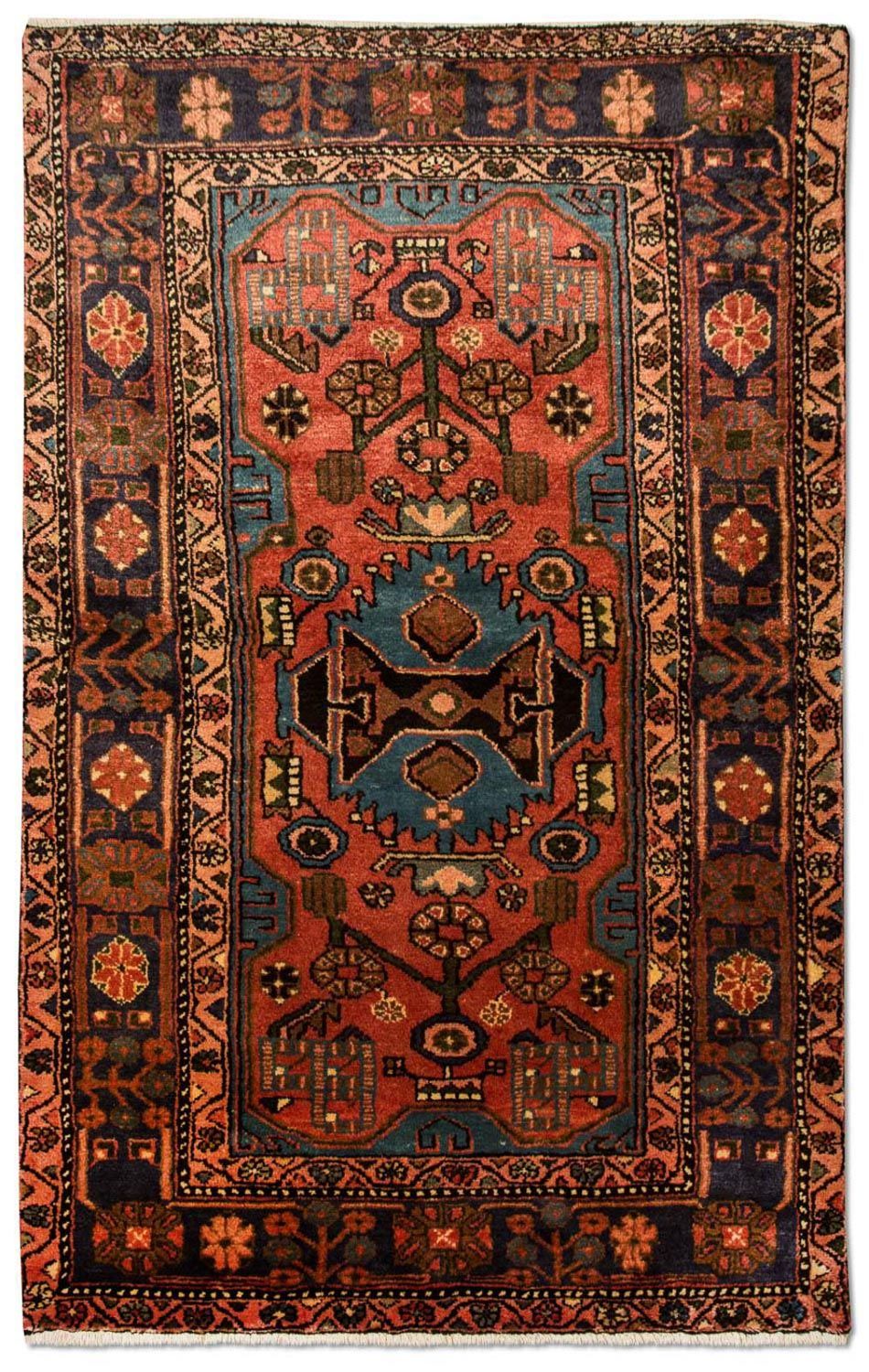 Alfombra persa - Nómada - 175 x 109 cm - multicolor