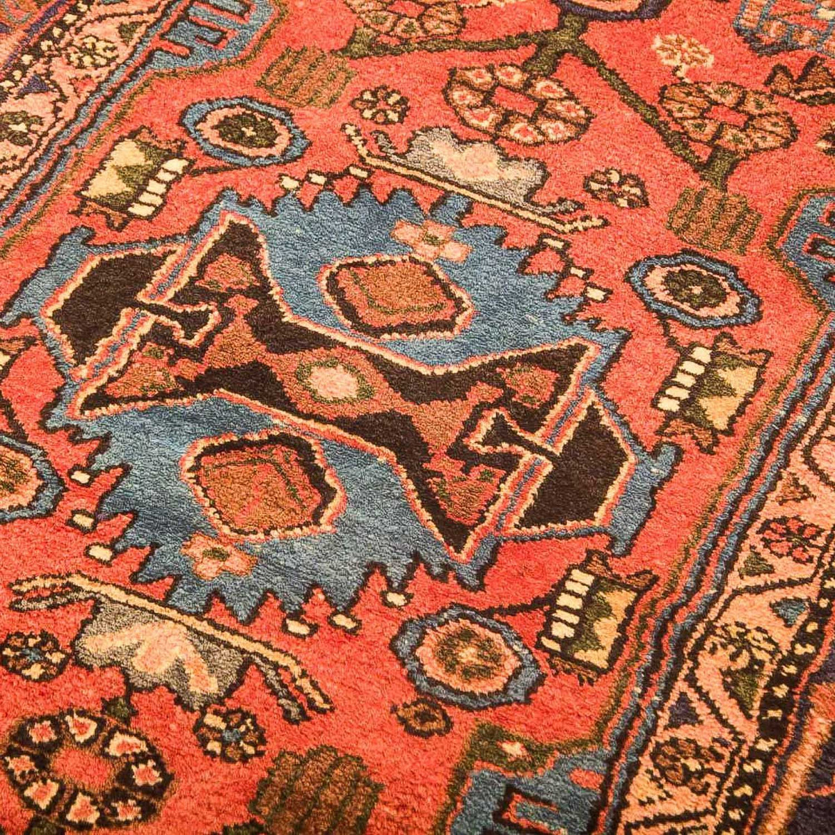 Alfombra persa - Nómada - 175 x 109 cm - multicolor