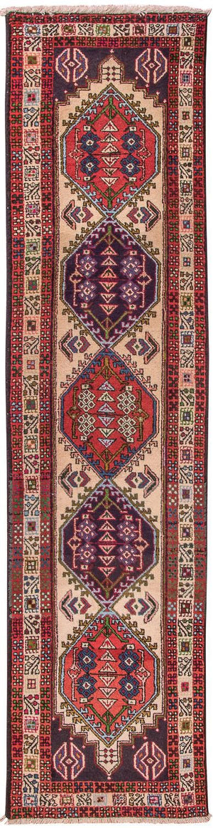 Alfombra de pasillo Alfombra persa - Nómada - 293 x 72 cm - beige