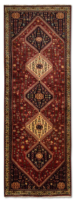 Alfombra de pasillo Alfombra persa - Nómada - 278 x 92 cm - rojo