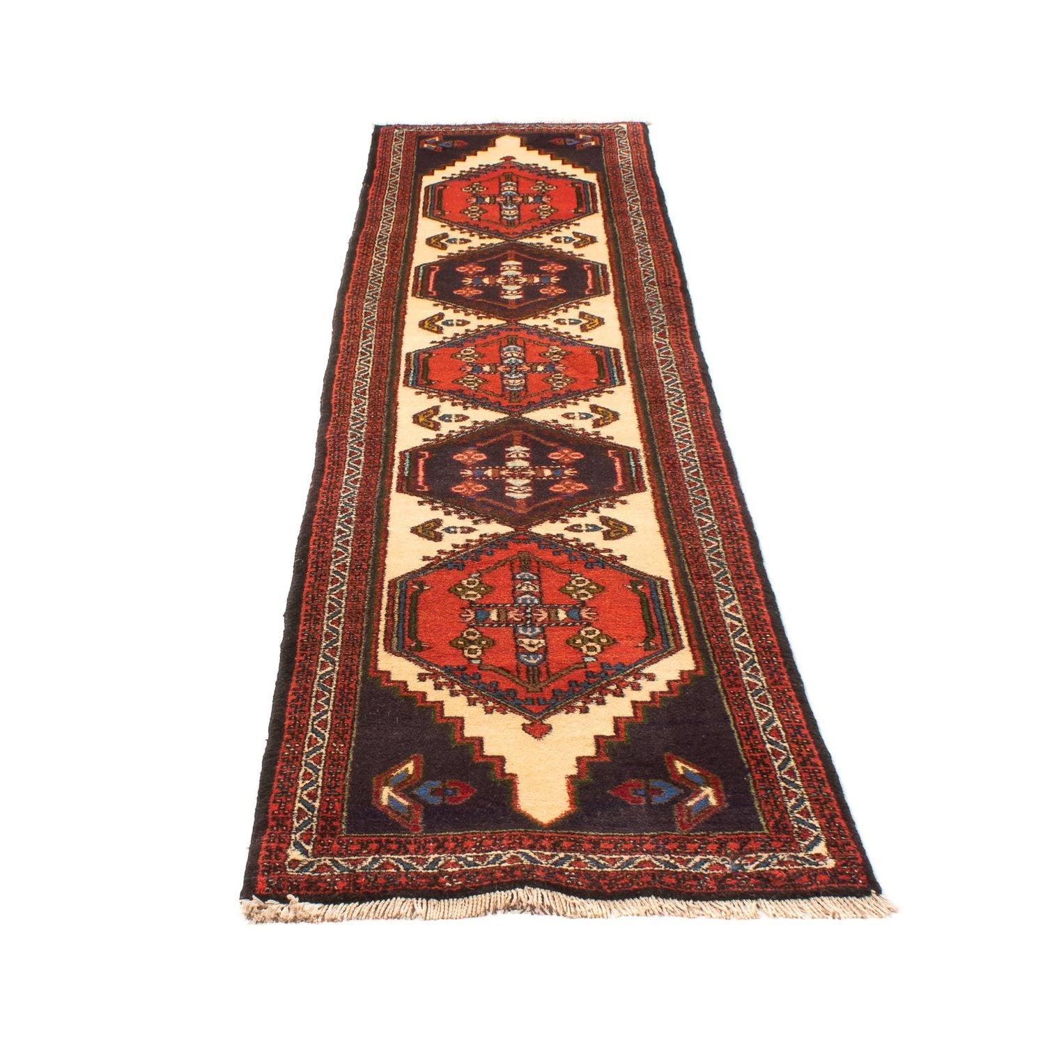 Alfombra de pasillo Alfombra persa - Nómada - 295 x 68 cm - beige