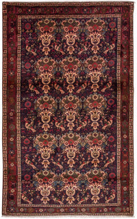 Alfombra persa - Nómada - 188 x 115 cm - multicolor