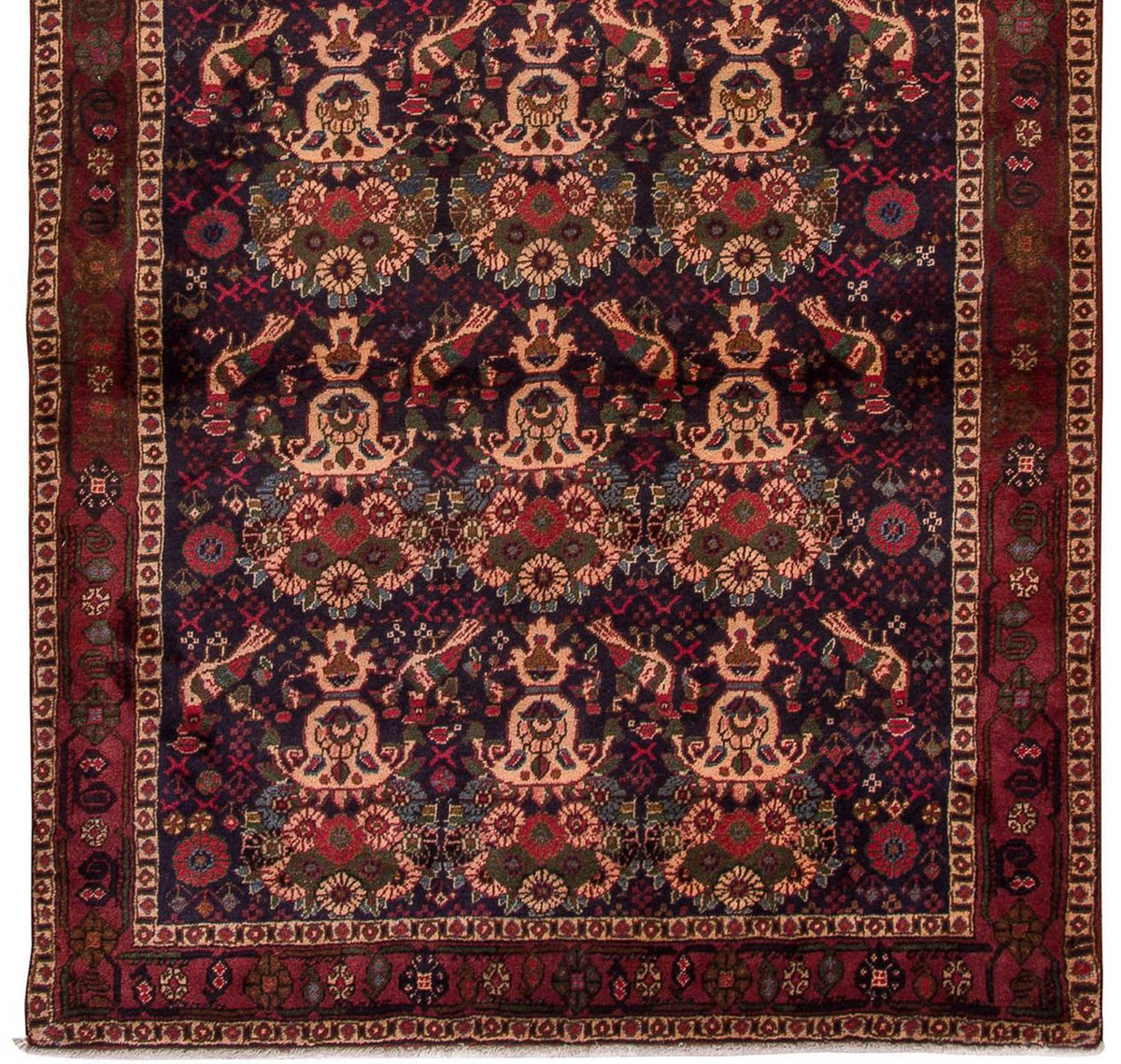 Alfombra persa - Nómada - 188 x 115 cm - multicolor