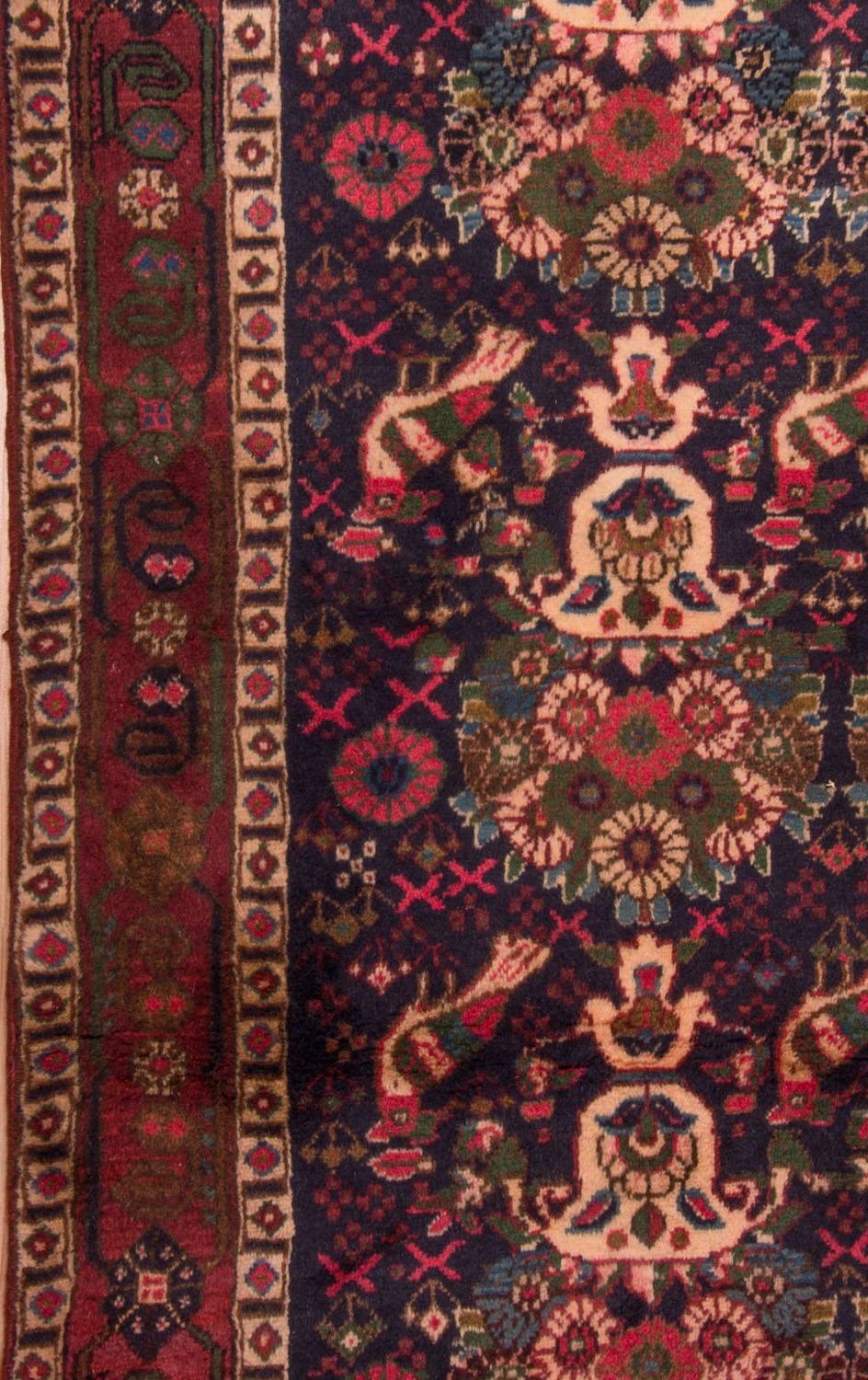 Alfombra persa - Nómada - 188 x 115 cm - multicolor