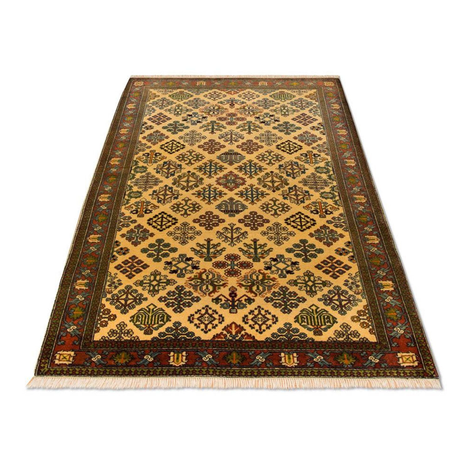 Alfombra Turkaman - 157 x 100 cm - oro