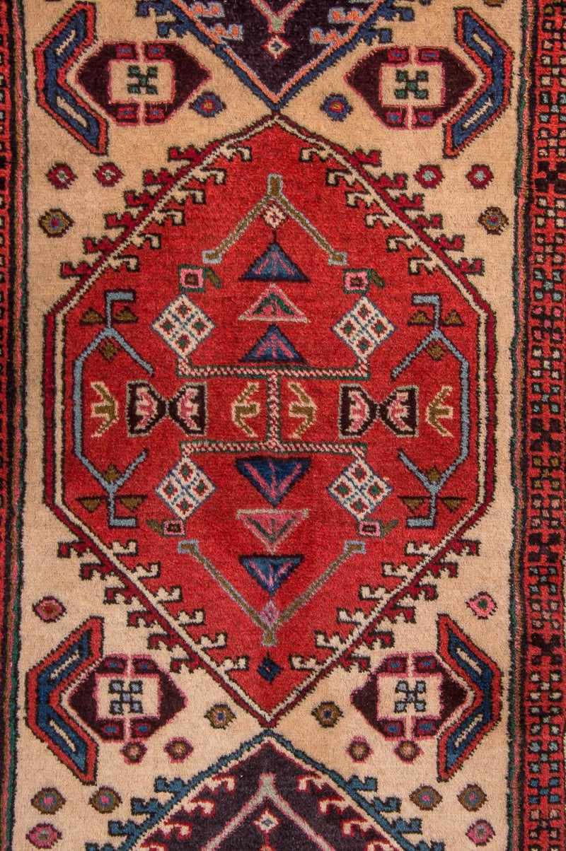 Alfombra de pasillo Alfombra persa - Nómada - 296 x 75 cm - beige