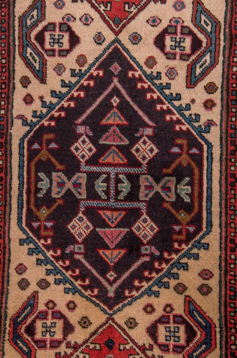 Alfombra de pasillo Alfombra persa - Nómada - 296 x 75 cm - beige