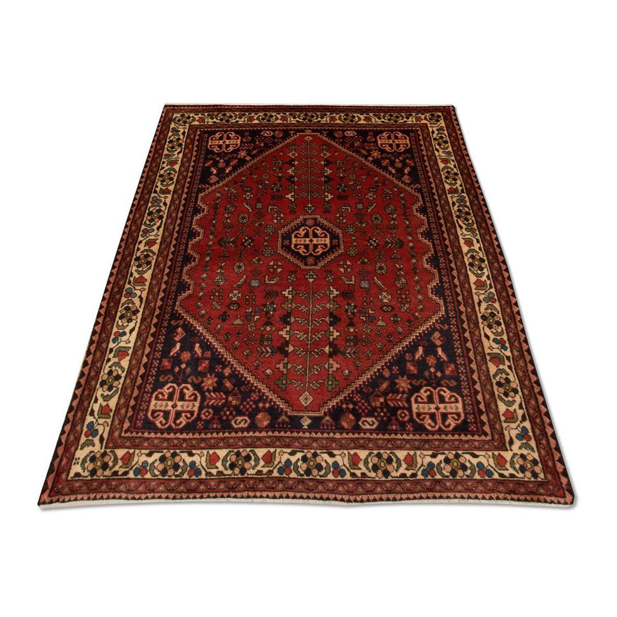 Alfombra persa - Nómada - 151 x 103 cm - rojo