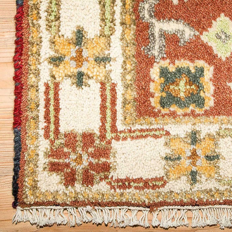 Alfombra oriental - 93 x 64 cm - óxido