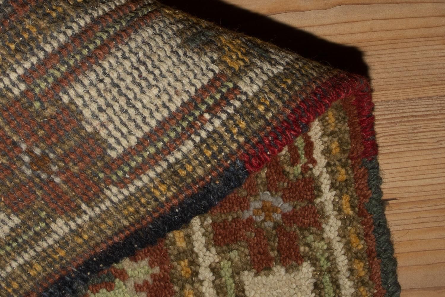 Alfombra oriental - 93 x 64 cm - óxido