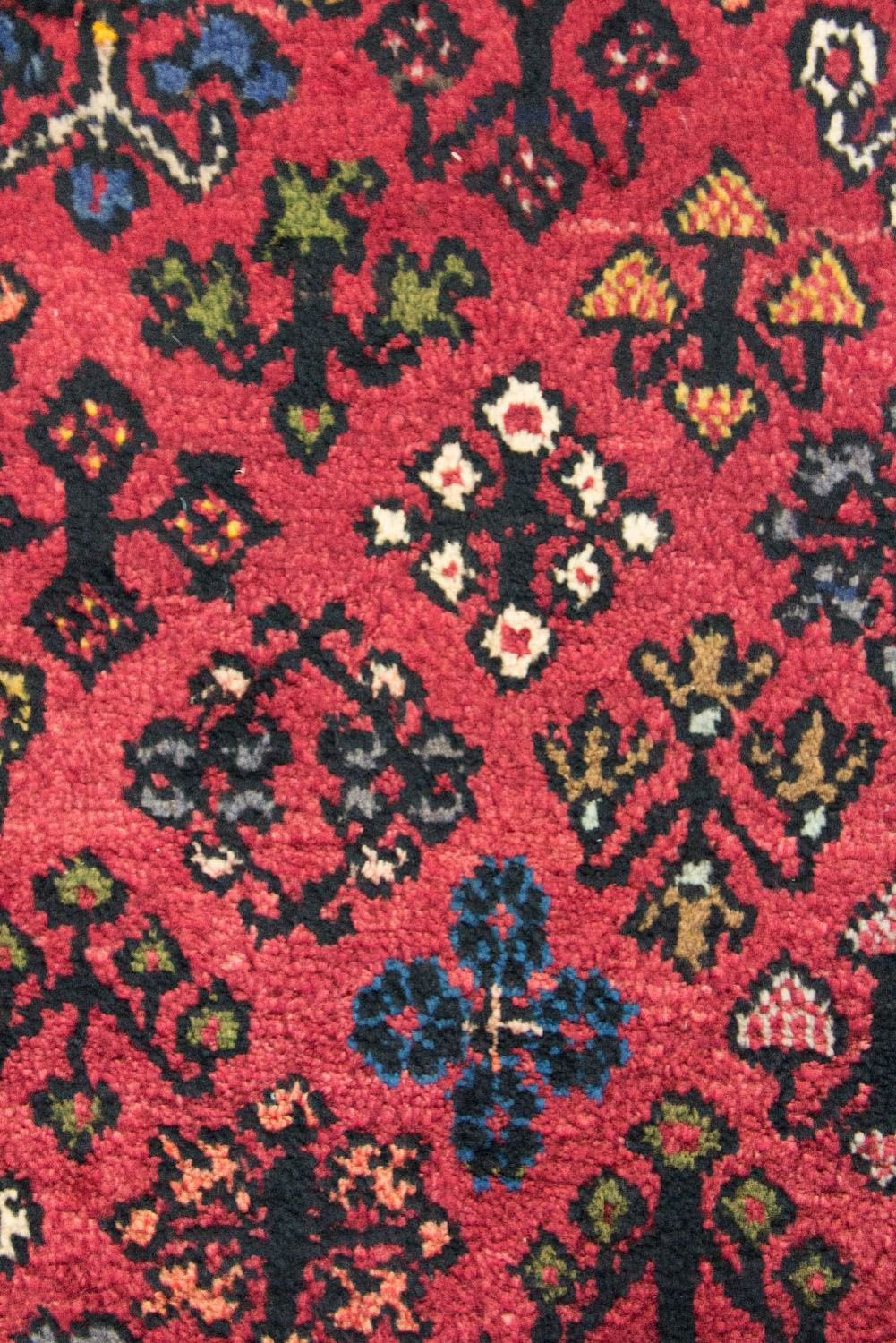 Alfombra persa - Nómada - 145 x 92 cm - rojo