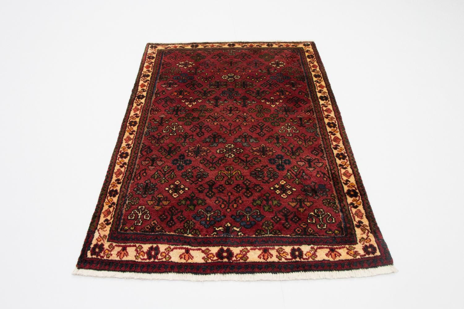 Alfombra persa - Nómada - 145 x 92 cm - rojo