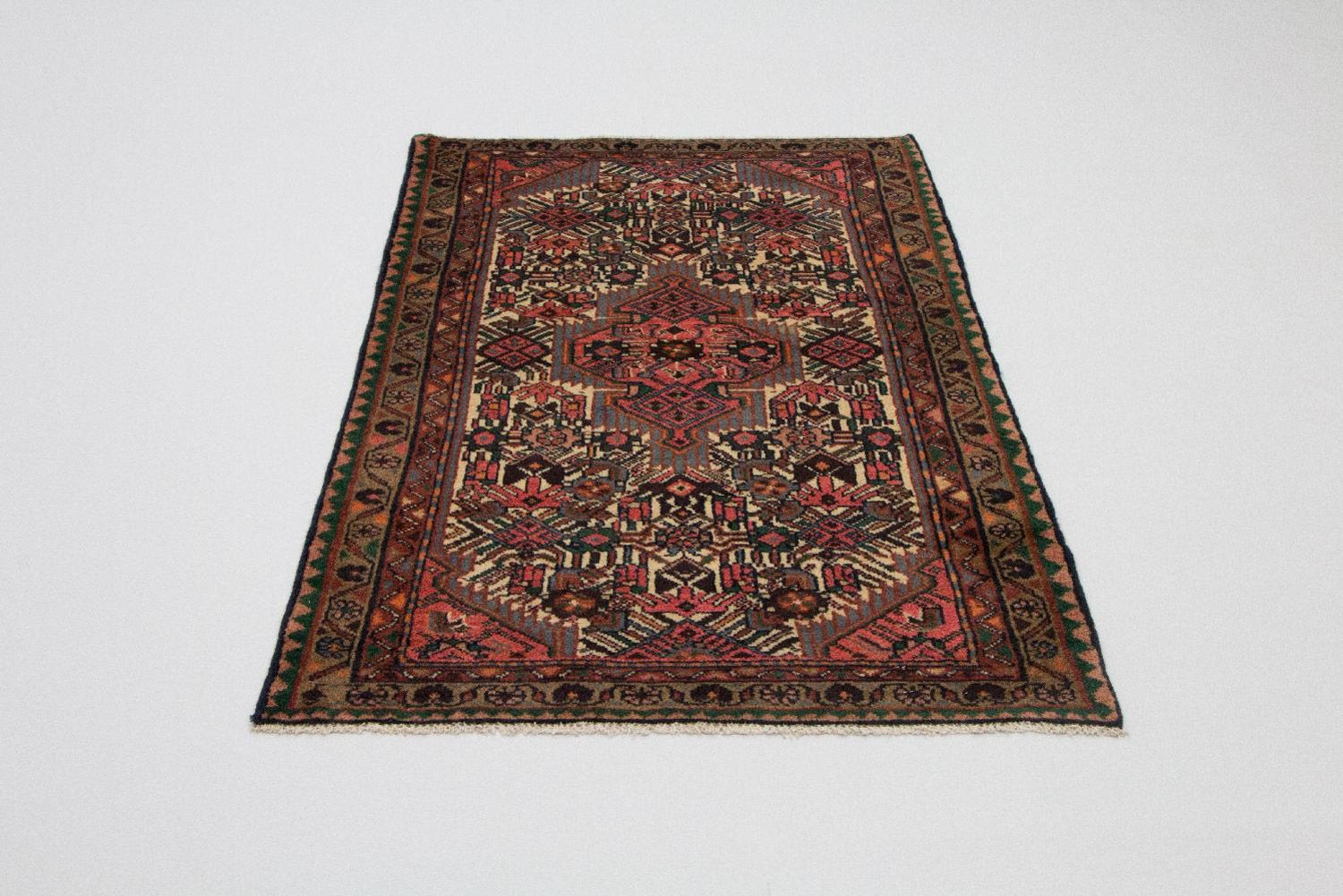 Alfombra persa - Nómada - 155 x 94 cm - marrón