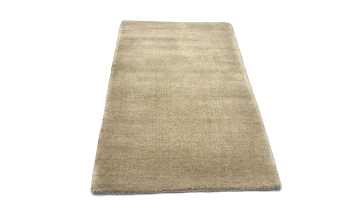 Alfombra de lana - 120 x 68 cm - beige
