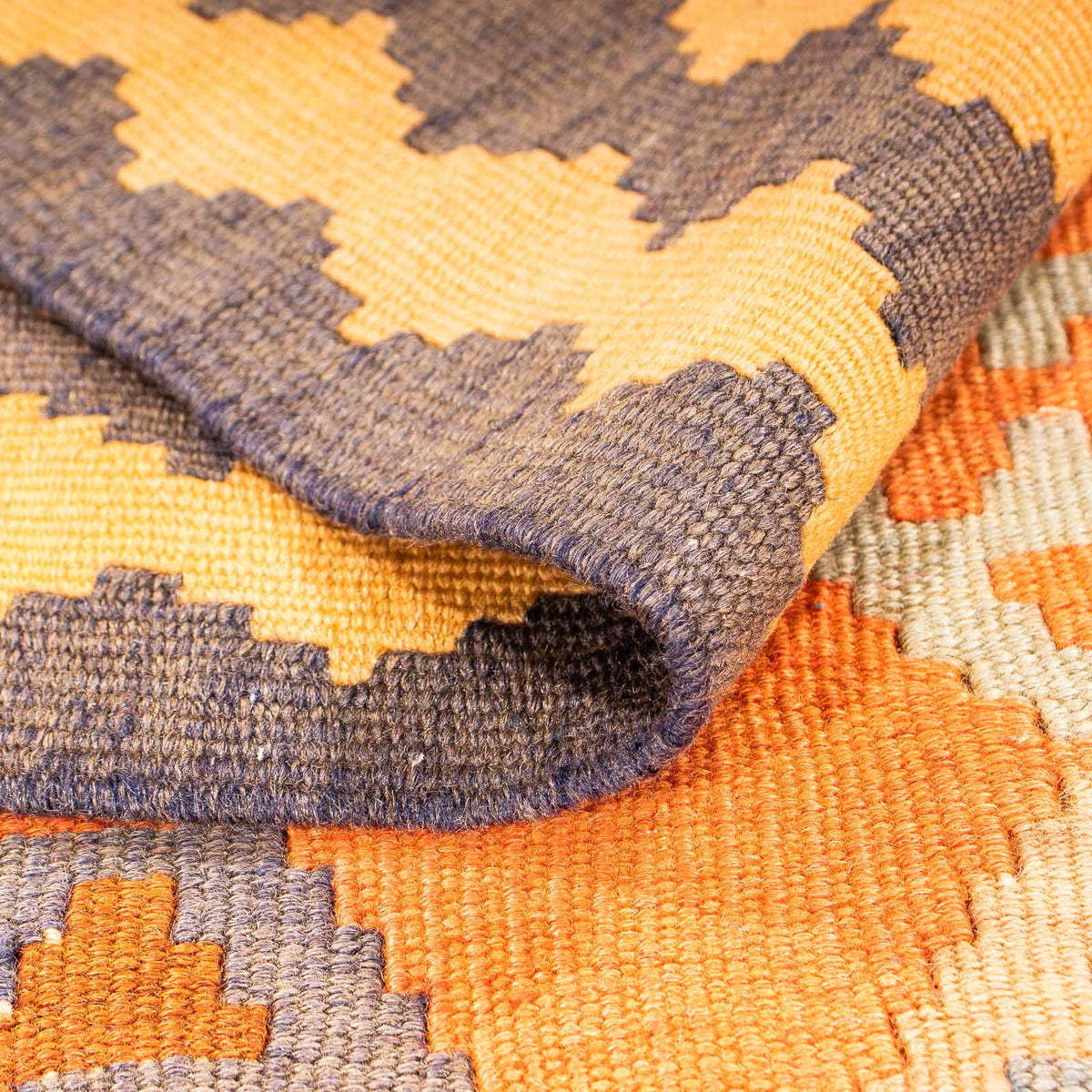 Alfombra de pasillo Alfombra Kelim - Antigua - 290 x 140 cm - multicolor