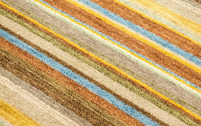 Alfombra de lana - 225 x 162 cm - multicolor