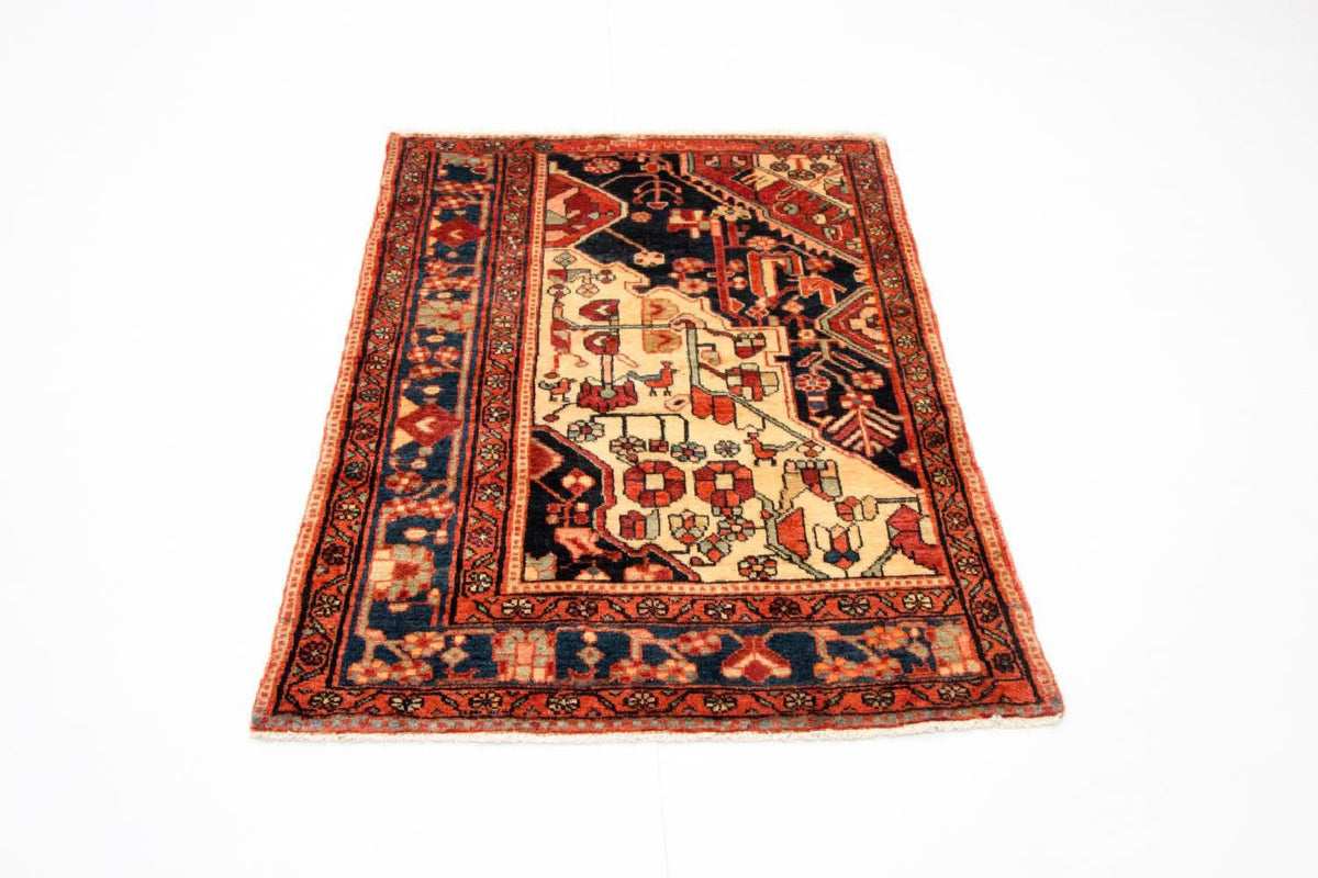 Alfombra persa - Nómada - 127 x 90 cm - multicolor