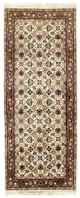 Alfombra de pasillo Alfombra oriental - 192 x 75 cm - beige